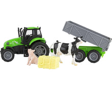 Load image into Gallery viewer, Tractor &amp; Tag-A-Long Wagon
