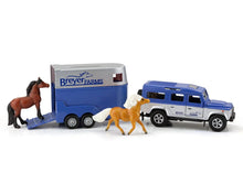 Load image into Gallery viewer, Breyer Land Rover &amp; Tag-A-Long Trailer