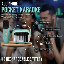 Load image into Gallery viewer, Pocket Karaoke Speaker &amp; Mic Combo