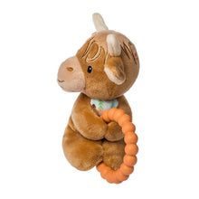 Load image into Gallery viewer, Hetty Highland Cow Teether Ratttle
