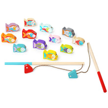 Load image into Gallery viewer, Cubika Wooden Fishing Set