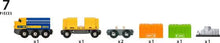 Load image into Gallery viewer, Three Wagon Cargo Train