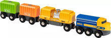 Load image into Gallery viewer, Three Wagon Cargo Train