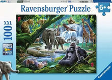 Load image into Gallery viewer, Jungle Animals 100pc
