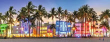 Load image into Gallery viewer, Night Glow on Ocean Drive Panoramic 1000pc