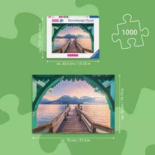 Load image into Gallery viewer, Footbridge at Lac d’Annecy 1000pc