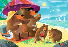 Load image into Gallery viewer, Bear Family Vacation 2X24pc