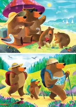 Load image into Gallery viewer, Bear Family Vacation 2X24pc