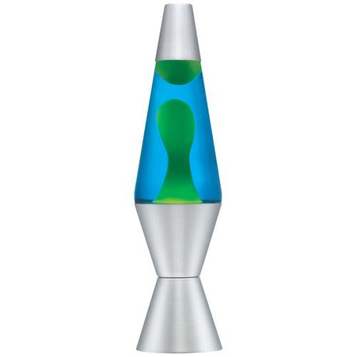 Green, Blue Silver 14.5” Lava Lamp