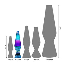 Load image into Gallery viewer, Northern Lights Glitter 14.5” Lava Lamp