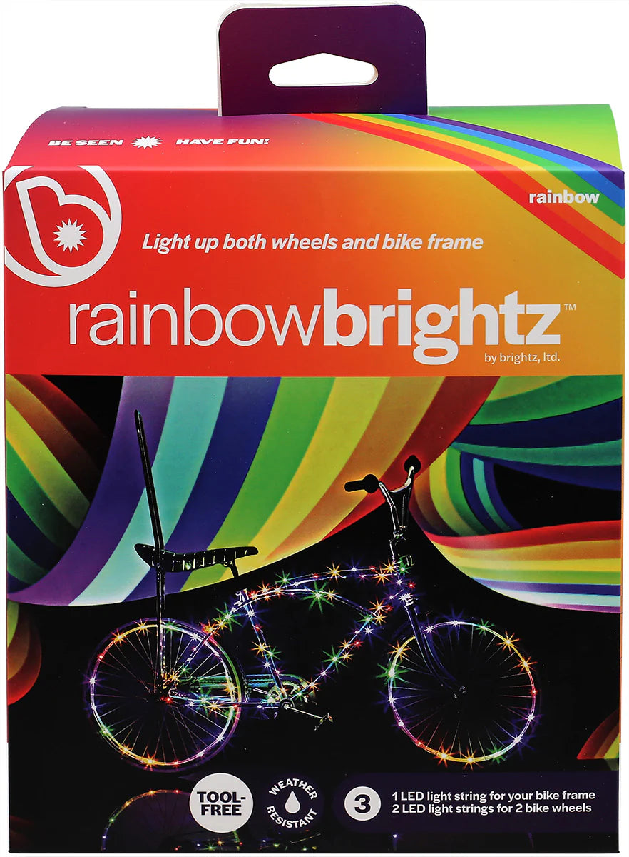 Rainbow Bike Lights Combo