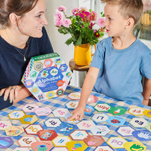 Load image into Gallery viewer, Alphabet Hexagon Puzzle Pairs
