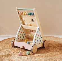 Load image into Gallery viewer, Tiny Land® Versatile Natural Wooden Baby Walker