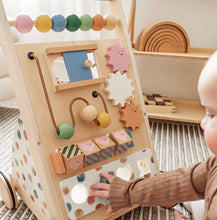 Load image into Gallery viewer, Tiny Land® Versatile Natural Wooden Baby Walker