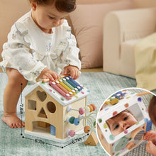 Load image into Gallery viewer, Tiny Land® Cottage Activity Cube - Morandi