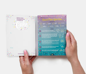 Unicorn Rainbow Vanilla Cake Card