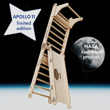 Load image into Gallery viewer, Apollo Swedish Wall / Climbing ladder for Little Austronauts + Moon swing Set + Slide Board