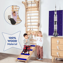 Load image into Gallery viewer, Apollo Swedish Wall / Climbing ladder for Little Austronauts + Moon swing Set + Slide Board
