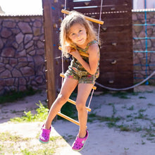 Load image into Gallery viewer, Climbing rope ladder for kids 3-9 y.o.