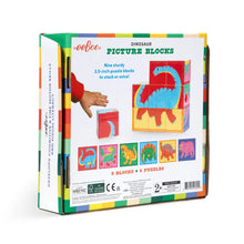 Load image into Gallery viewer, Dinosaur Picture Blocks