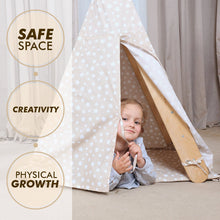 Load image into Gallery viewer, Play Tent Cover with Mat for Climbing Triangle Ladder