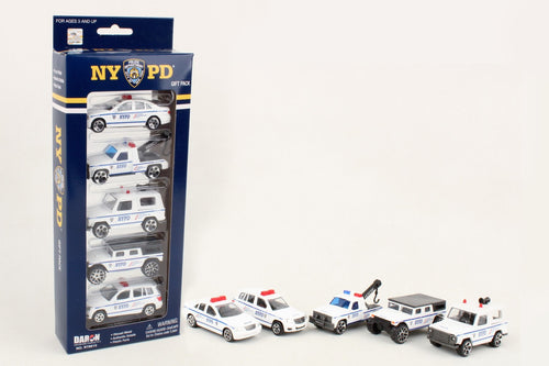 NYPD 5pc Vehicle Gift Set