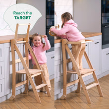Load image into Gallery viewer, Toddler Tower: Step stool for Kids - Graphite