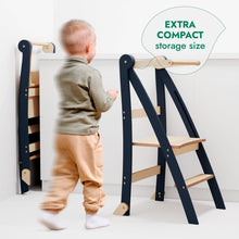 Load image into Gallery viewer, Toddler Tower: Step stool for Kids - Graphite