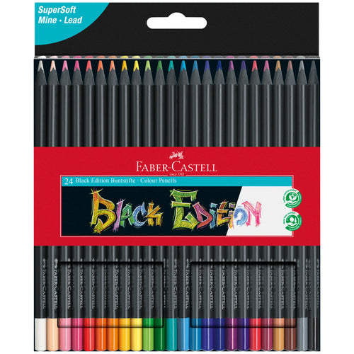 Black Edition 24 Color Pencils