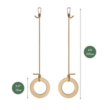 Load image into Gallery viewer, Wooden gymnastic rings for kids