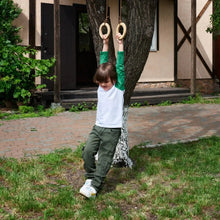 Load image into Gallery viewer, Wooden gymnastic rings for kids
