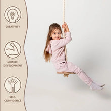Load image into Gallery viewer, Wooden rope swing for kids