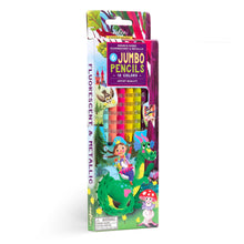 Load image into Gallery viewer, Fairytale Dragon 6 Jumbo Color Pencils