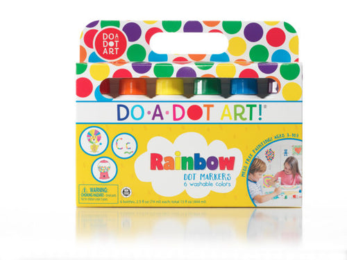 6 Pack Rainbow Paint