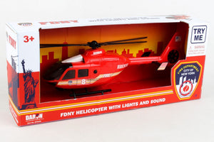 FDNY Fire Helicopter with Lights & Sounds