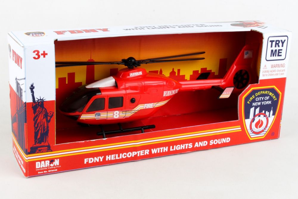 FDNY Fire Helicopter with Lights & Sounds